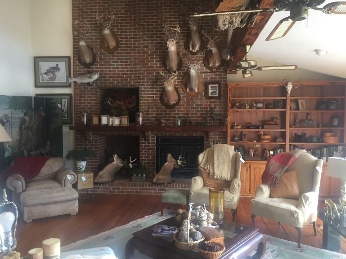 Classic decor in a lodge setting creates an exquisitely comfortable lush environment.  