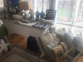 Nautical themed items. 