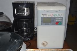 Coffee Maker, Bread Maker, Popcorn Popper