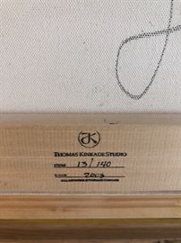 New York, Fifth Avenue, Kinkaid. 13/140 S/P Canvas (studio proof).18”x27”