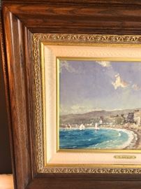 The Beach at Nice, Girrard. 30/950 S/N Canvas. 12”x18”