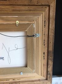 The Beach at Nice, Girrard. 30/950 S/N Canvas. 12”x18”