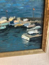 Island Afternoon, Greece by Kinkaid. 127/750 S/N Canvas, 12”x16”.