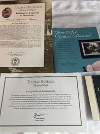 Island Afternoon, Greece by Kinkaid. 127/750 S/N Canvas, 12”x16”.