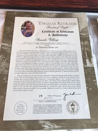 Seaside Village by Kinkaid. 29/400 A/P Canvas,18”x24”.