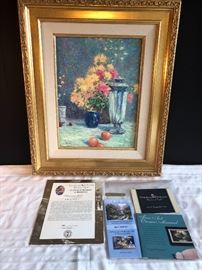 Silver and Gold by Thomas Kinkaid. 304/550 S/N Canvas, 16”x12”.