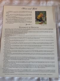 Silver and Gold by Thomas Kinkaid. 304/550 S/N Canvas, 16”x12”.