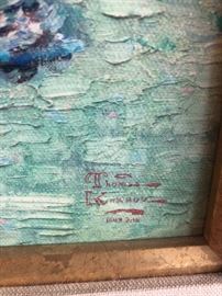 Silver and Gold by Thomas Kinkaid. 304/550 S/N Canvas, 16”x12”.