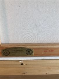 Silver and Gold by Thomas Kinkaid. 304/550 S/N Canvas, 16”x12”.