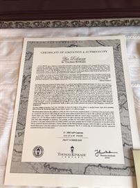 Via Dolorosa by Thomas Kinkaid. 2/200 A/P Canvas, 24”x18”.