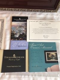 Via Dolorosa by Thomas Kinkaid. 2/200 A/P Canvas, 24”x18”.