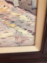 Via Dolorosa by Thomas Kinkaid. 2/200 A/P Canvas, 24”x18”.