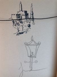 Via Dolorosa by Thomas Kinkaid. 2/200 A/P Canvas, 24”x18”.