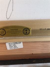 Via Dolorosa by Thomas Kinkaid. 2/200 A/P Canvas, 24”x18”.