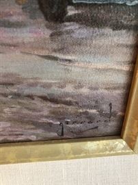 Paris Twilight by Robert Girrard. 27/550 S/N Canvas, 18”x27”.