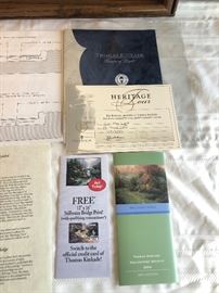 Cape May Light by Thomas Kinkaid. 155/2003 S/n Canvas, 20”x16”.