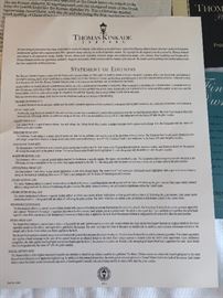 Silver and Gold by Thomas Kinkaid. 304/550 S/N Canvas, 16”x12”.