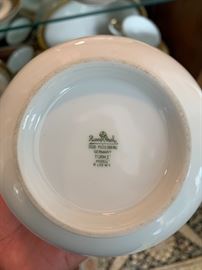 Rosenthal 89 piece custom designed china set, said to be one of kind