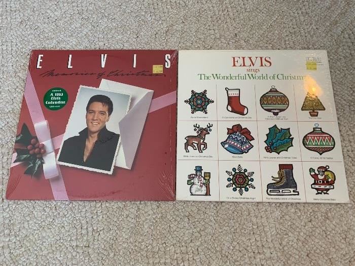 Vintage SEALED Elvis Christmas albums