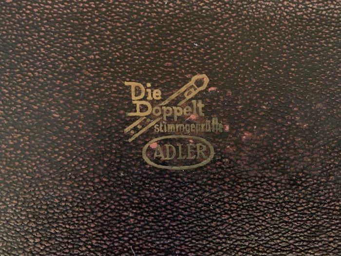 Vintage Die Doppelt stimmgeprüfte wood concert recorder by Johannes Adler