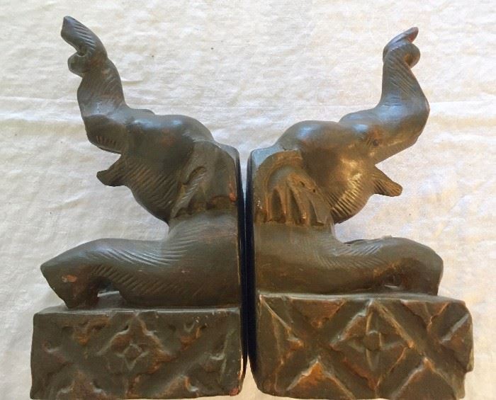 Elephant Bookends