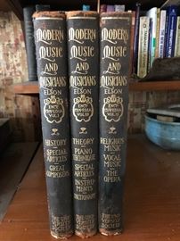 Antique music book set from 1912