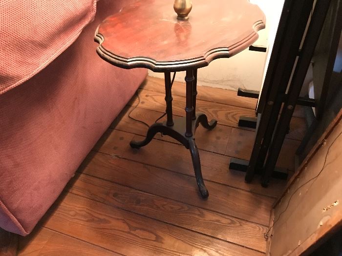 Table with built in lamp