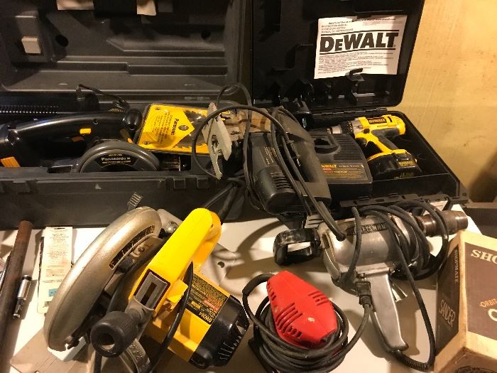 Loads of power tools 