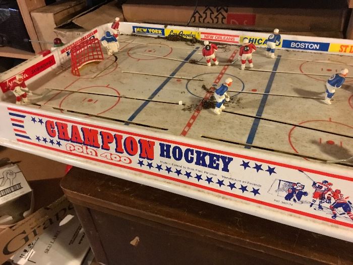 Vintage hockey game 