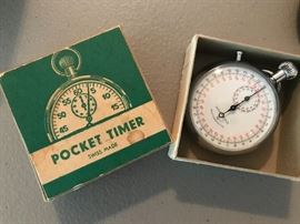 Chesterfield Swiss Made Pocket Timer. In box