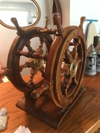 Ship’s wheel decor