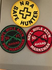 Nat’l rifle Ass’n patches