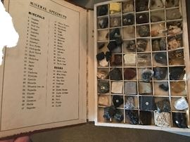 Vintage mineral collection 