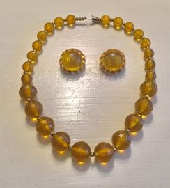 Amber beaded jewelry 