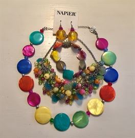 Rainbow colored jewelry 