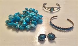 Genuine turquoise jewelry 