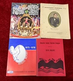 Souvenir programs and pamphlets 
