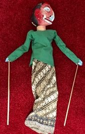 Vintage Indonesian marionette puppet 