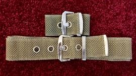 Vintage mesh belt and matching bracelet