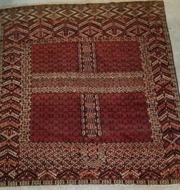 Nice Teki Turkman small rug-circa 1890
