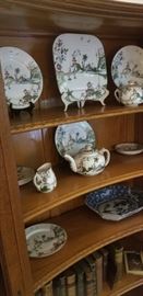 Exquisite set of Vintage Worcester China-hand painted