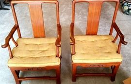 Pair of Chinese arm chairs
