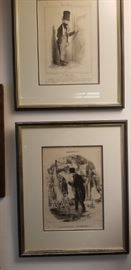 Vintage English prints