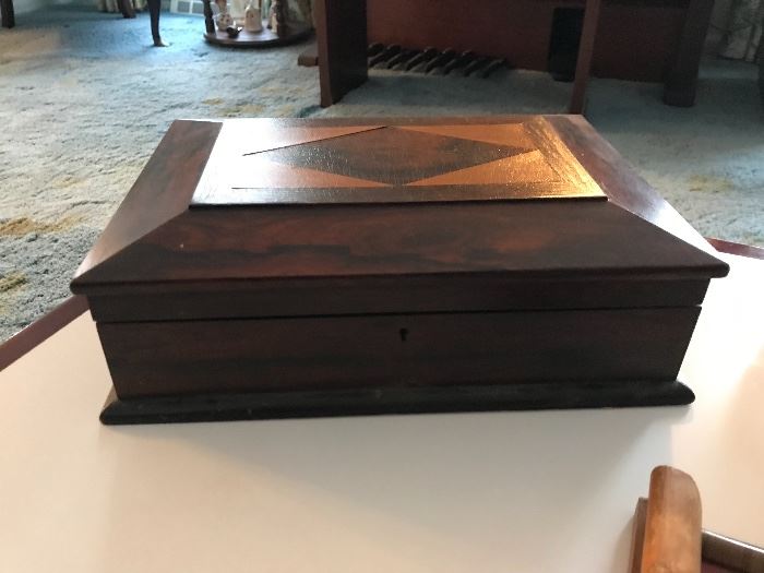 Vintage Wood Table Case Box (Medium)