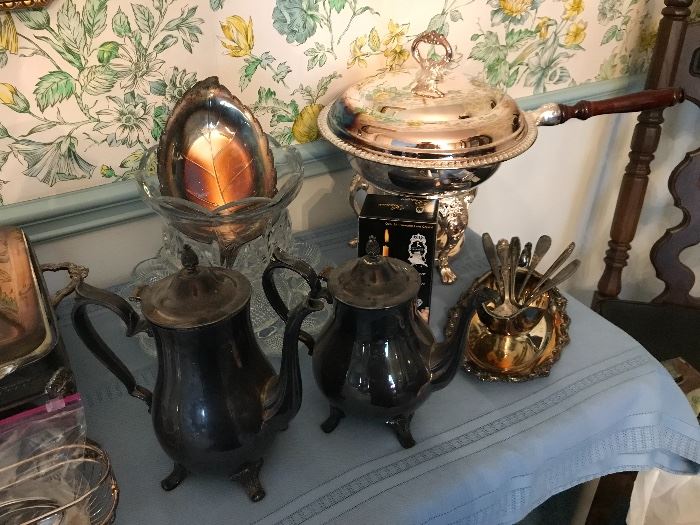 Silverplate Coffee & tea, Serving Pieces