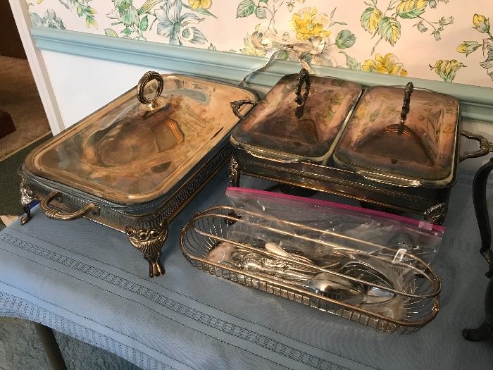 Silverplate Buffet Serving Pieces