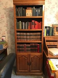 Bookcase with Cabinet Bottom