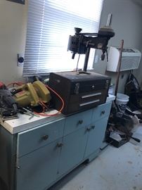 Drill Press, Electric Tools, Tool Chest