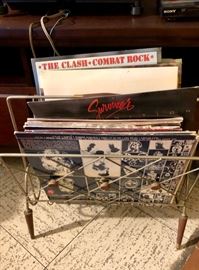Vintage record stand 