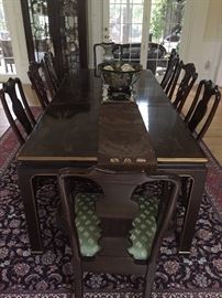Another angle of the Henredon Dining Room Set